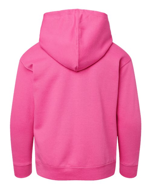 LAT Youth Fleece Hoodie Sweatshirt 2296 - Raspberry
