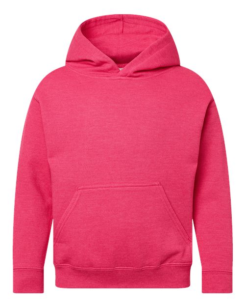 LAT Youth Fleece Hoodie Sweatshirt 2296 - Vintage Hot Pink