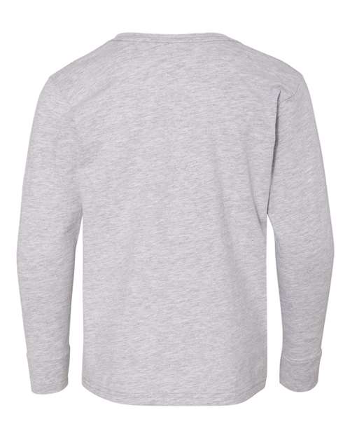 LAT Youth Fine Jersey Long Sleeve Tee 6201 - Heather