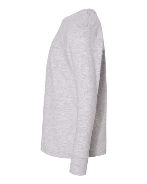 LAT Youth Fine Jersey Long Sleeve Tee 6201 - Heather
