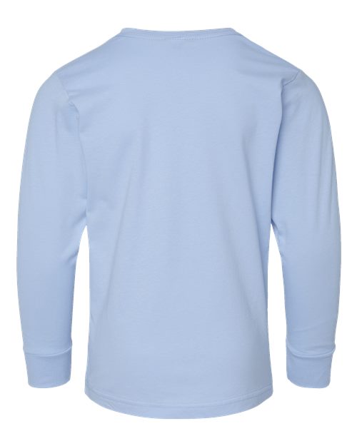 LAT Youth Fine Jersey Long Sleeve Tee 6201 - Light Blue