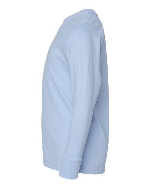 LAT Youth Fine Jersey Long Sleeve Tee 6201 - Light Blue