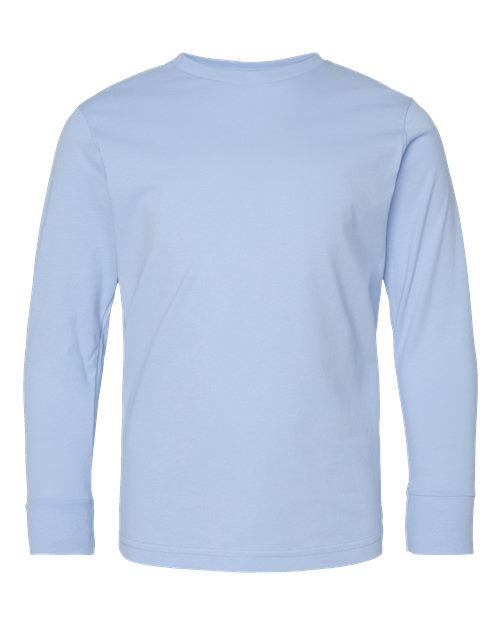 LAT Youth Fine Jersey Long Sleeve Tee 6201 - Light Blue