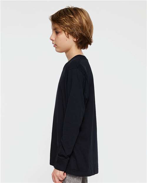 LAT Youth Fine Jersey Long Sleeve Tee 6201 - Navy