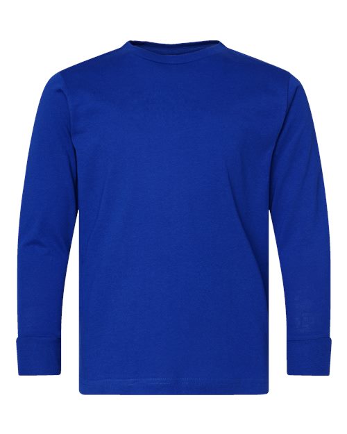 LAT Youth Fine Jersey Long Sleeve Tee 6201 - Royal