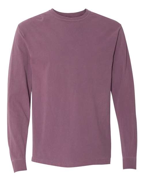 Comfort Colors Unisex Garment-Dyed Heavyweight Long Sleeve T-Shirt 6014 - Berry