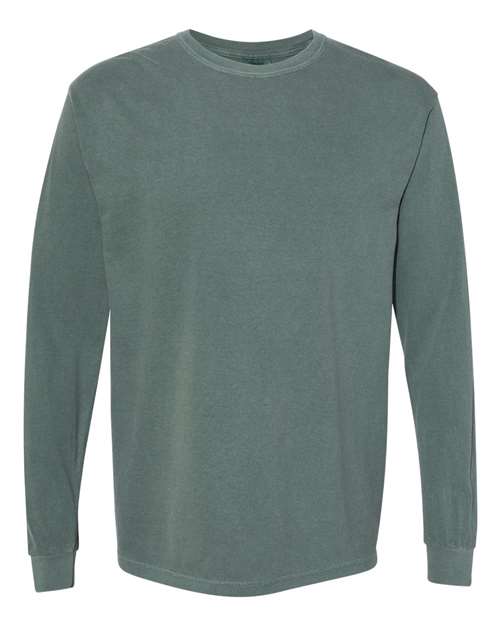 Comfort Colors Unisex Garment-Dyed Heavyweight Long Sleeve T-Shirt 6014 - Blue Spruce