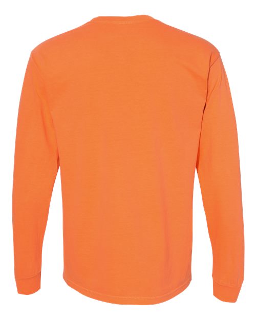 Comfort Colors Unisex Garment-Dyed Heavyweight Long Sleeve T-Shirt 6014 - Burnt Orange