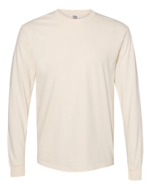 Comfort Colors Unisex Garment-Dyed Heavyweight Long Sleeve T-Shirt 6014 - Ivory