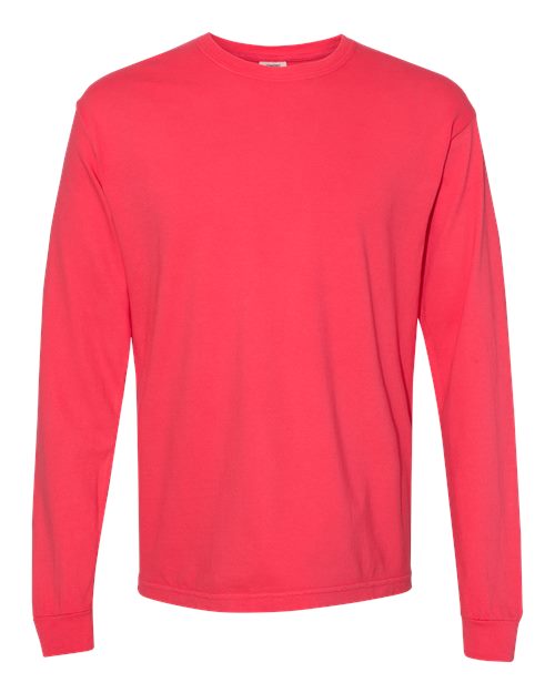 Comfort Colors Unisex Garment-Dyed Heavyweight Long Sleeve T-Shirt 6014 - Paprika
