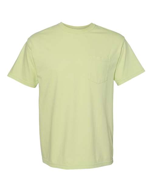Comfort Colors Unisex Garment-Dyed Heavyweight Pocket T-Shirt 6030 - Celadon