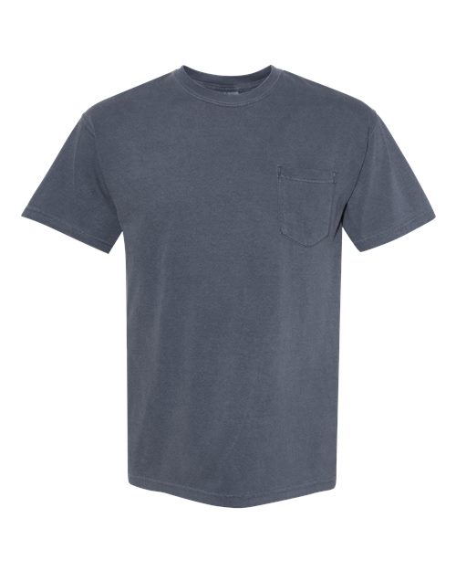 Comfort Colors Unisex Garment-Dyed Heavyweight Pocket T-Shirt 6030 - Denim
