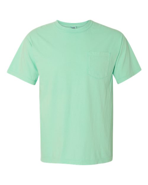 Comfort Colors Unisex Garment-Dyed Heavyweight Pocket T-Shirt 6030 - Island Reef