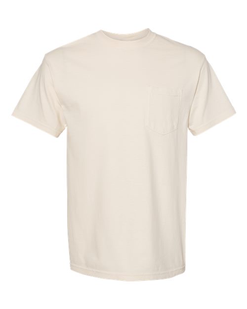 Comfort Colors Unisex Garment-Dyed Heavyweight Pocket T-Shirt 6030 - Ivory