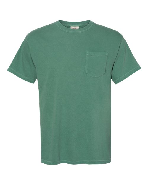 Comfort Colors Unisex Garment-Dyed Heavyweight Pocket T-Shirt 6030 - Light Green