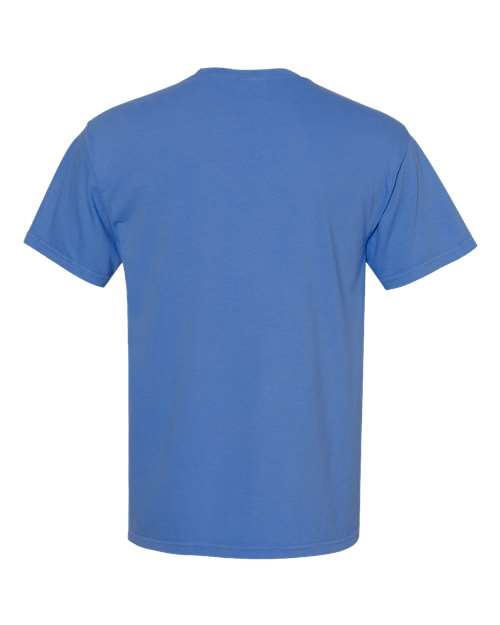 Comfort Colors Unisex Garment-Dyed Heavyweight Pocket T-Shirt 6030 - Neon Blue