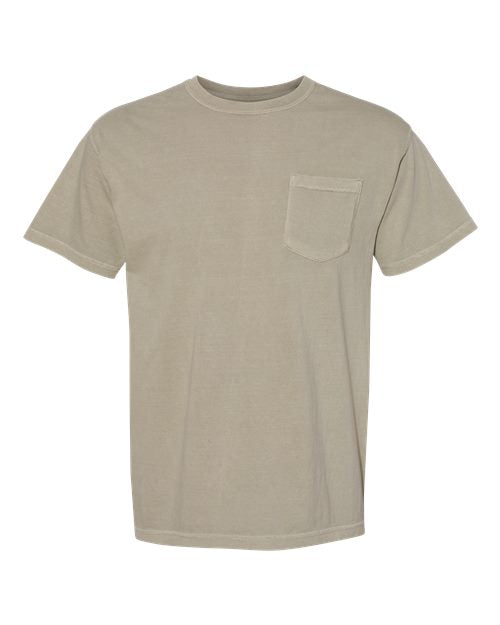 Comfort Colors Unisex Garment-Dyed Heavyweight Pocket T-Shirt 6030 - Sandstone