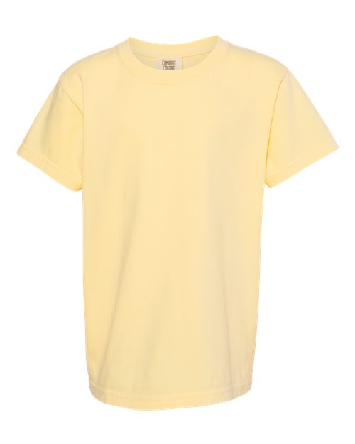 Comfort Colors Youth Garment-Dyed Heavyweight T-Shirt 9018 - Butter