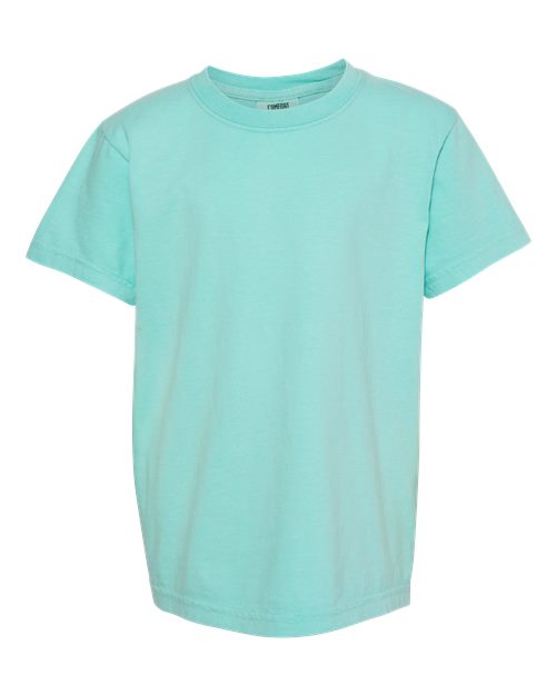 Comfort Colors Youth Garment-Dyed Heavyweight T-Shirt 9018 - Chalky Mint