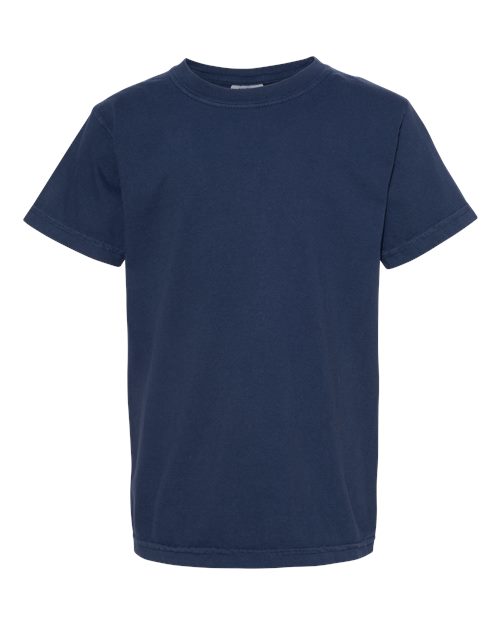 Comfort Colors Youth Garment-Dyed Heavyweight T-Shirt 9018 - True Navy