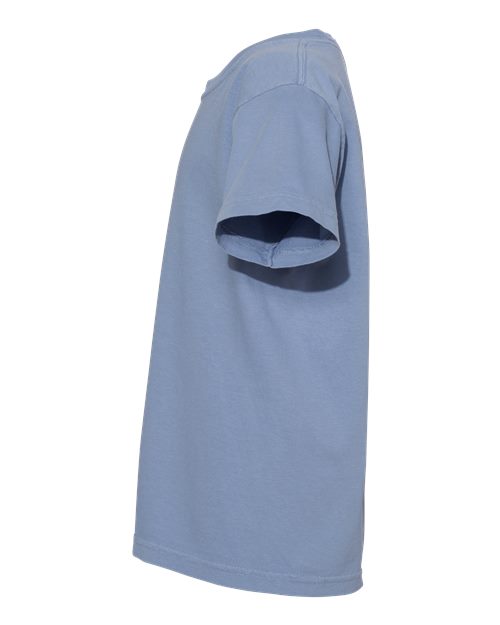 Comfort Colors Youth Garment-Dyed Heavyweight T-Shirt 9018 - Washed Denim