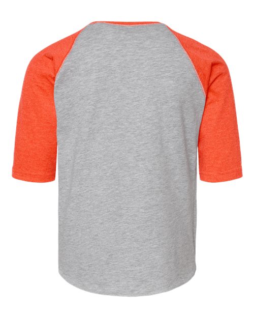 LAT Youth Baseball Fine Jersey Three-Quarter Sleeve Tee 6130