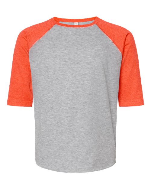 LAT Youth Baseball Fine Jersey Three-Quarter Sleeve Tee 6130