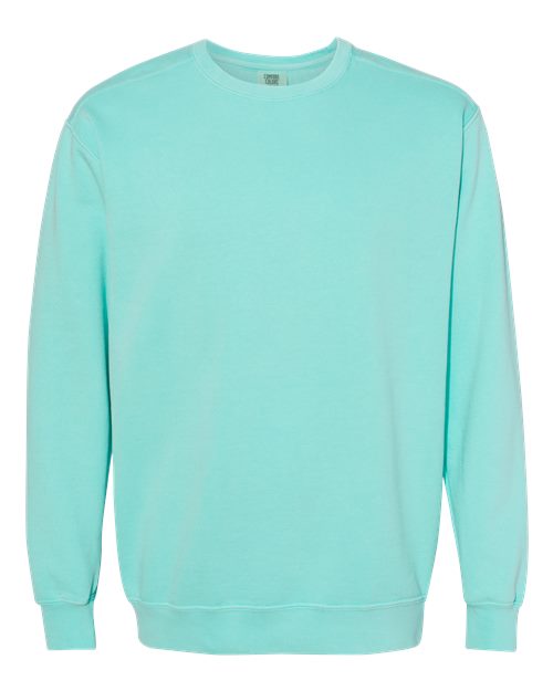 Comfort Colors Unisex Garment-Dyed Crewneck Sweatshirt 1566 - Chalky Mint