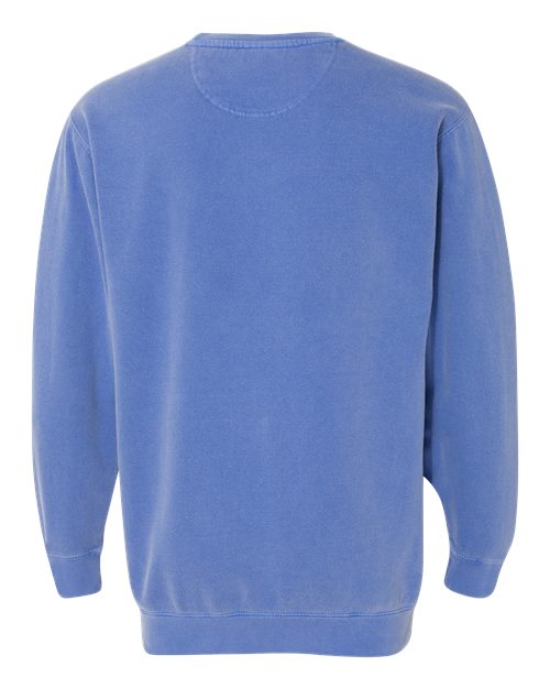 Comfort Colors Unisex Garment-Dyed Crewneck Sweatshirt 1566 - Flo Blue