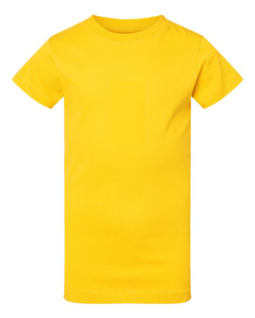 LAT Girls' Fine Jersey Tee 2616 - Yellow