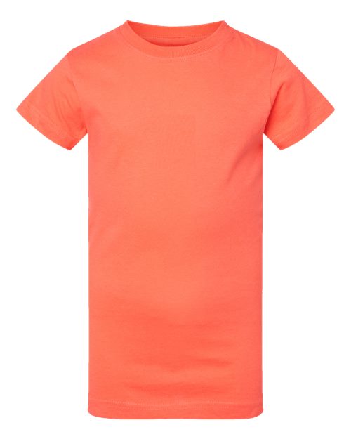LAT Girls' Fine Jersey Tee 2616 - Papaya