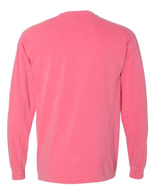 Comfort Colors Unisex Garment-Dyed Heavyweight Long Sleeve Pocket T-Shirt 4410
