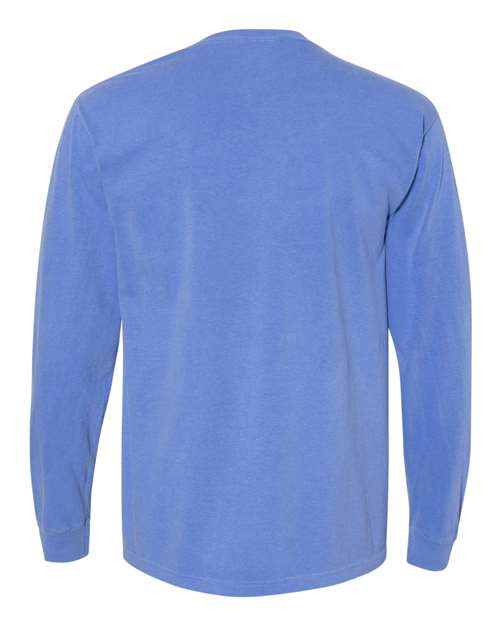 Comfort Colors Unisex Garment-Dyed Heavyweight Long Sleeve Pocket T-Shirt 4410