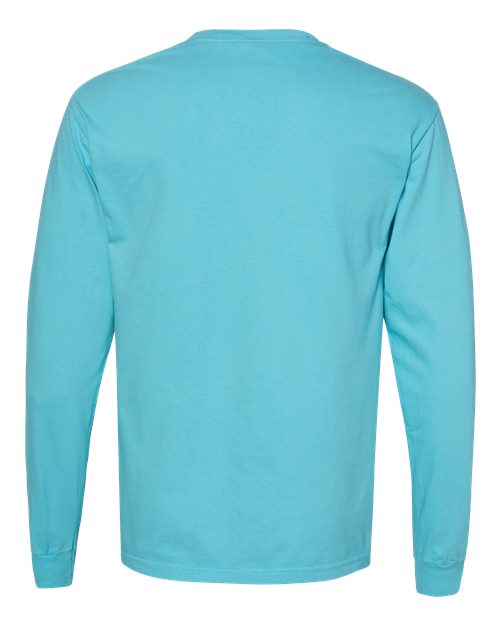 Comfort Colors Unisex Garment-Dyed Heavyweight Long Sleeve Pocket T-Shirt 4410