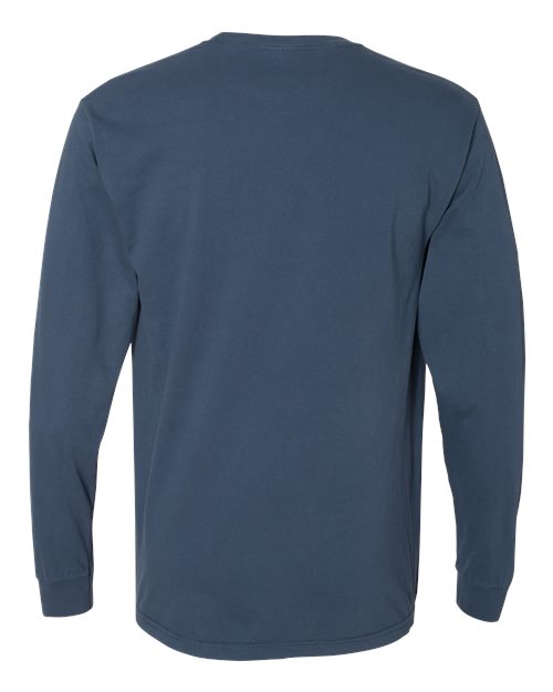 Comfort Colors Unisex Garment-Dyed Heavyweight Long Sleeve Pocket T-Shirt 4410