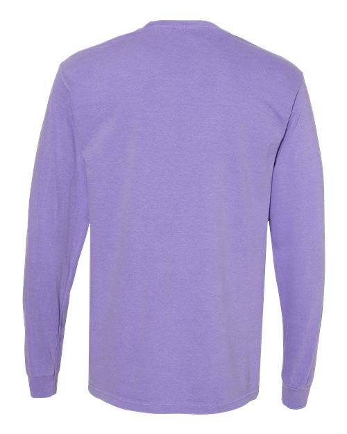 Comfort Colors Unisex Garment-Dyed Heavyweight Long Sleeve Pocket T-Shirt 4410