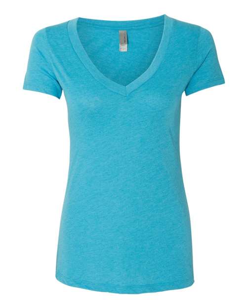 Next Level Women’s Triblend Deep V-Neck T-Shirt 6740
