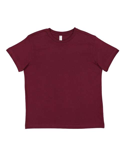 LAT Youth Fine Jersey Tee 6101 - Maroon