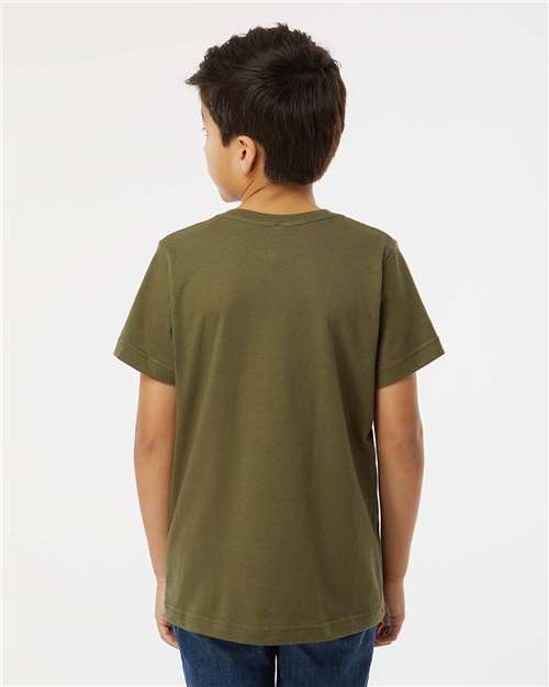 LAT Youth Fine Jersey Tee 6101 - Military Green