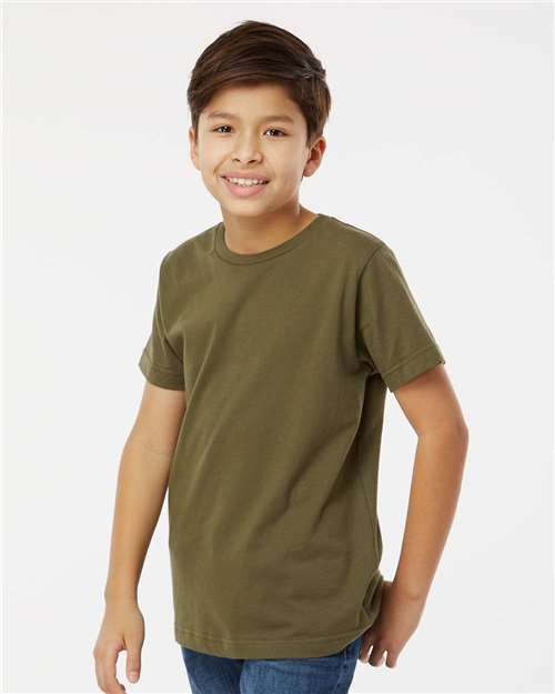 LAT Youth Fine Jersey Tee 6101 - Military Green