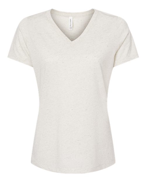 BELLA + CANVAS Women's Relaxed Triblend V-Neck Tee 6415