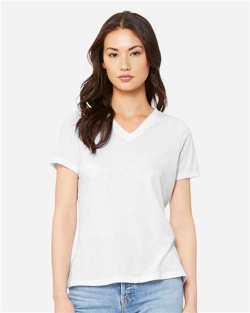 BELLA + CANVAS Women's Relaxed Triblend V-Neck Tee 6415