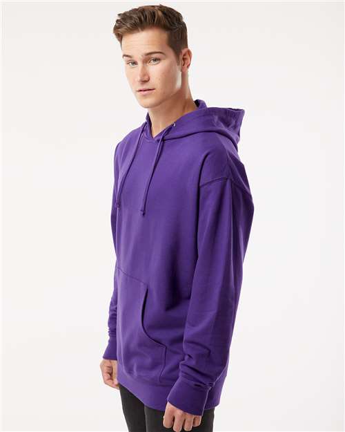 Independent Trading Co. Unisex Midweight Hooded Sweatshirt SS4500 - Purple