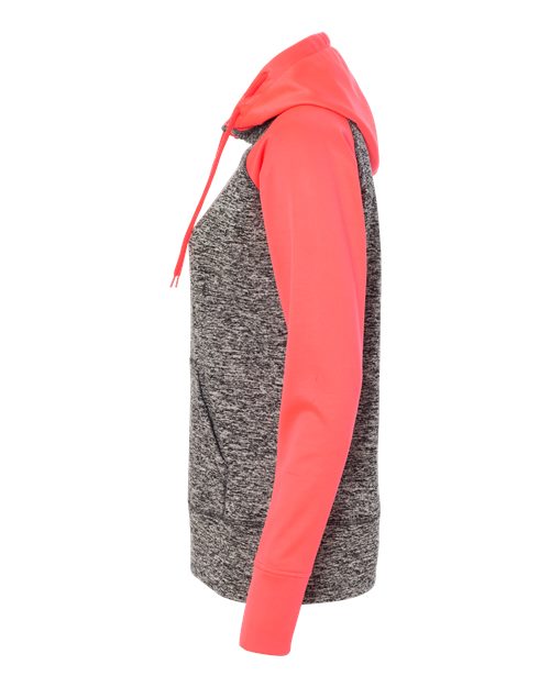 J. America Women’s Colorblocked Cosmic Fleece Hooded Sweatshirt 8618
