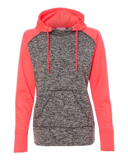 J. America Women’s Colorblocked Cosmic Fleece Hooded Sweatshirt 8618