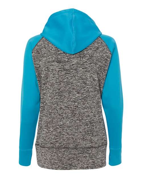 J. America Women’s Colorblocked Cosmic Fleece Hooded Sweatshirt 8618