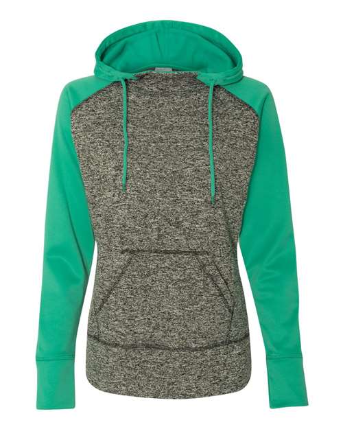 J. America Women’s Colorblocked Cosmic Fleece Hooded Sweatshirt 8618