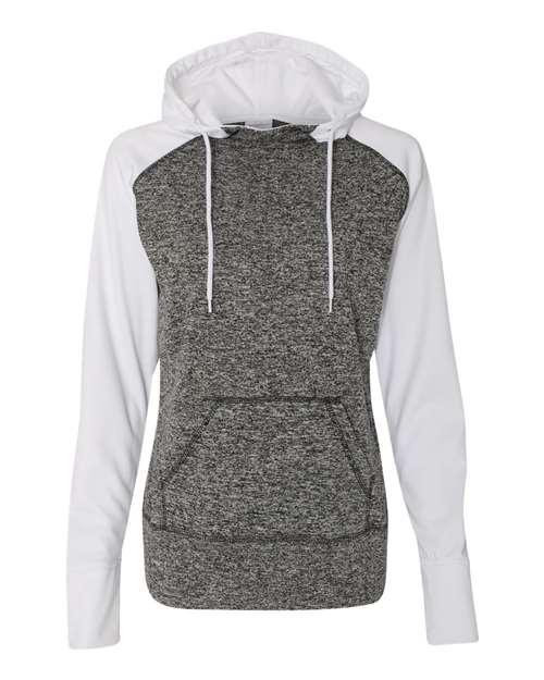 J. America Women’s Colorblocked Cosmic Fleece Hooded Sweatshirt 8618