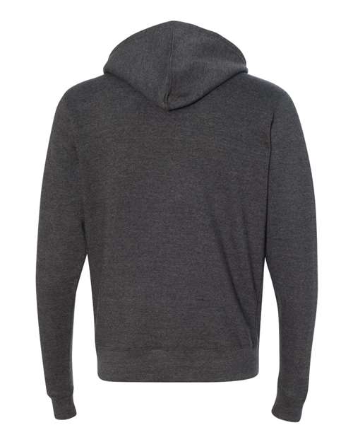 J. America Men's Triblend Full-Zip Hooded Sweatshirt 8872