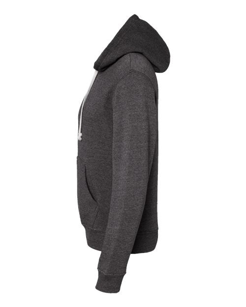 J. America Men's Triblend Fleece Hooded Sweatshirt 8871 - Black Triblend